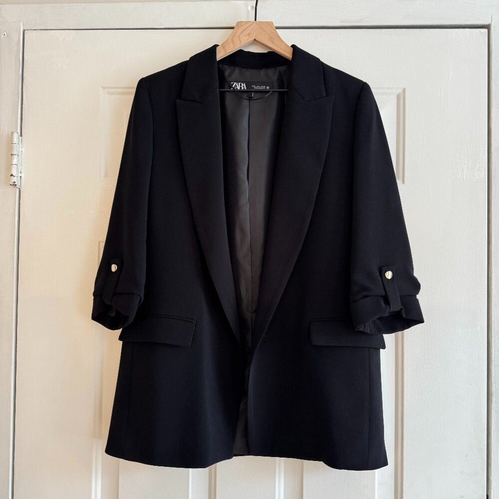 Zara Blazer with Rolled Up Sleeves